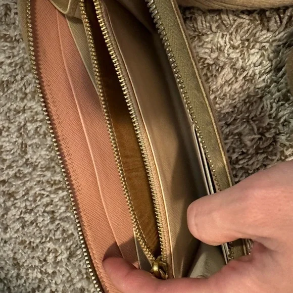 PRADA Beige/ Tan color Purse/ wallet - Picture 8 of 12